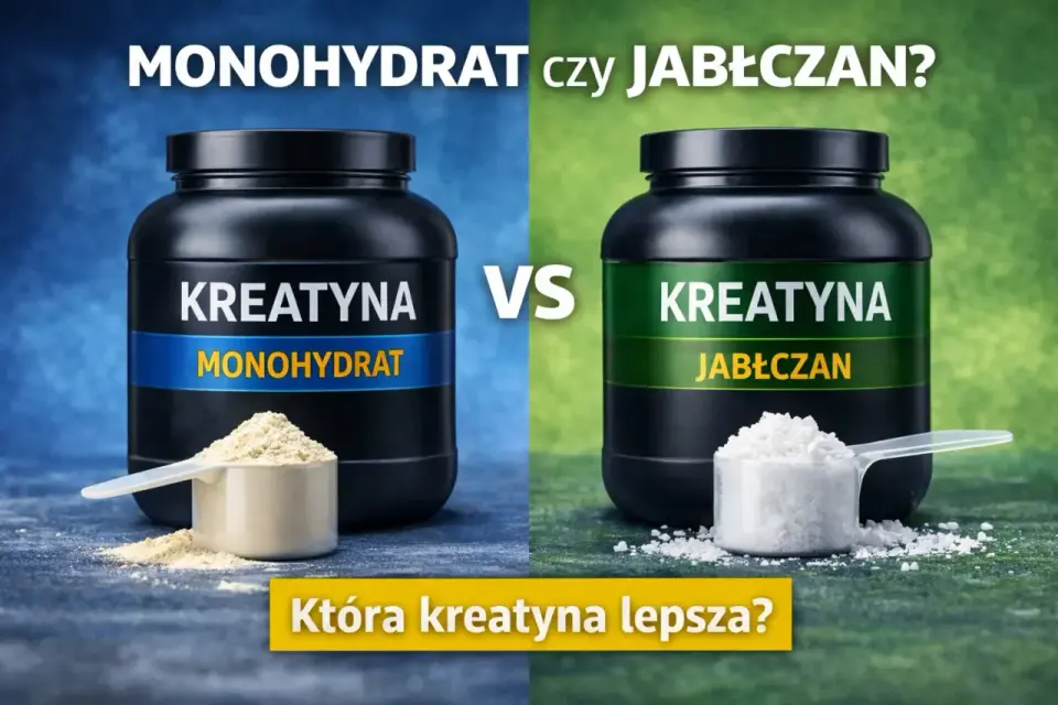 Kreatyna monohydrat czy jabłczan? Co wybrać do treningu